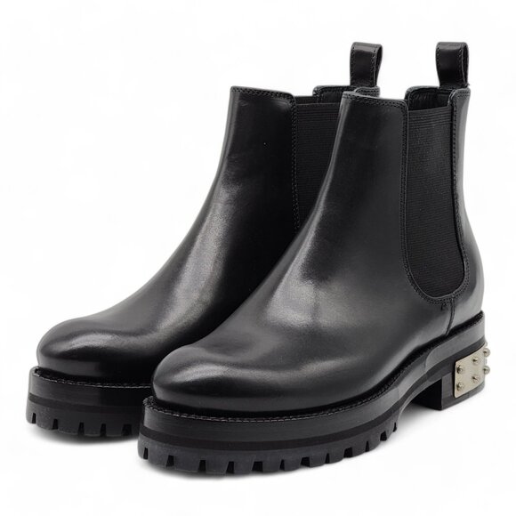 Alexander McQueen Leather MOD Boots 35 - Picture 2 of 11